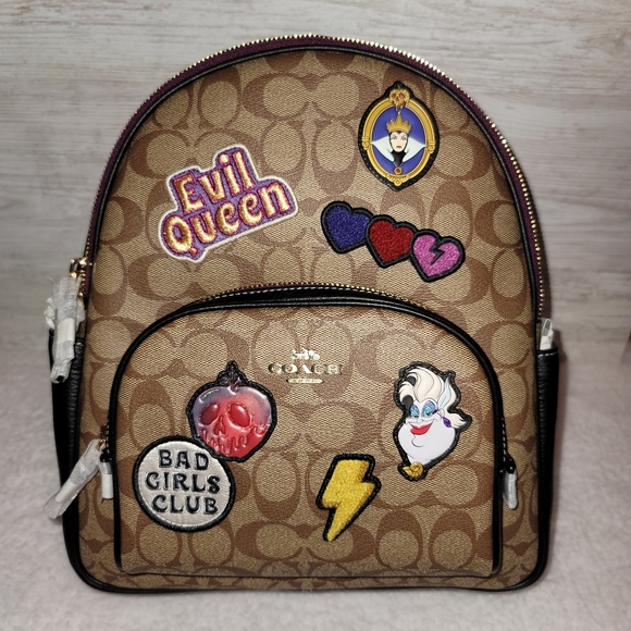 NWOT Disney X Coach Backpack
Monogram w/ Disney Villains Patches. - Picture 2 of 8